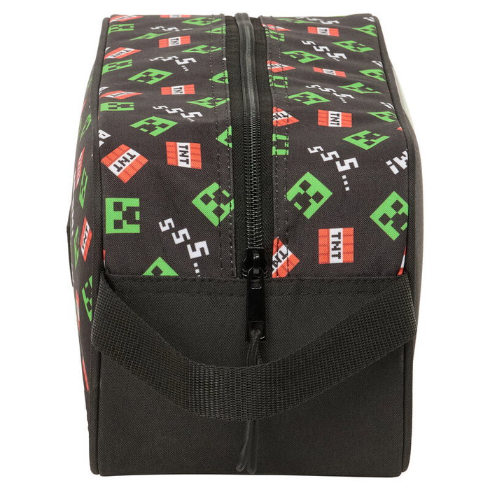 Safta Range-Chaussures de Voyage Minecraft Noir 29 x 15 x 14 cm
