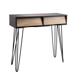 Table d'appoint Vinthera Moa Marron Gris 80 x 76 x 30 cm