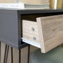 Vinthera Table d'appoint Moa Marron Gris