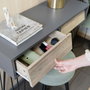 Vinthera Table d'appoint Moa Marron Gris