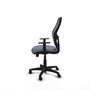 PIQUERAS Y CRESPO Chaise Alocén Synchro Gris Maille Noir