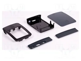 RASPBERRY PI Boîtier officiel V2 pour Raspberry Pi 3 B / 3 B+, noir et gris