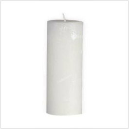 CERABELLA Bougie Calina Bloque N1 blanche 6x15cm (lot de 4)