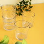 Quid Set de 6 Verres Bas Rombos en Verre Transparent 26 cL