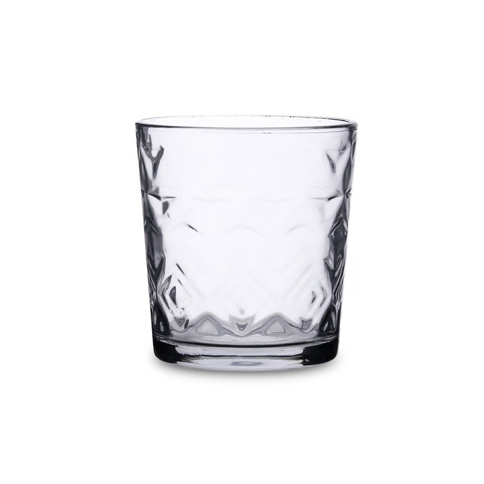 Quid Set de 6 Verres Bas Rombos en Verre Transparent 26 cL