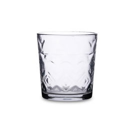 Verre d'eau Quid Rombos Transparent verre 260 ml (6 Unités)