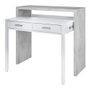 Bureau Forés Blanc 98,5 X 36 X 87,5 CM Métal MDF