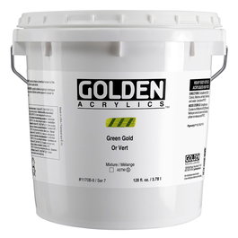 Golden Peinture Acrylique Heavy Body Or Verdâtre 3,78 L