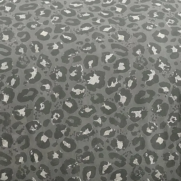 Today Parure de Lit Léopard Gris Anthracite 260 x 240 cm