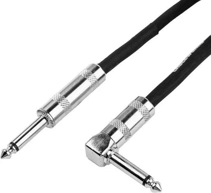 Cableworks Câble Instrument Jack Recto/Acoudé 1,5 m - Noir, OFC
