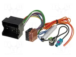 4CARMEDIA Adaptateur ISO pour Citroën et Peugeot avec séparateur