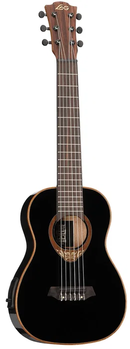 LAG Guitare Tiki Uku A/E avec Fond Arqué