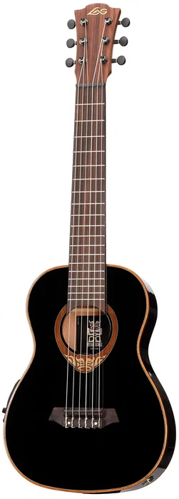 LAG Guitare Tiki Uku A/E avec Fond Arqué