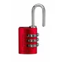 Abus 145/20 Cadenas à combinaison 3 chiffres, Aluminium rouge, Anse acier