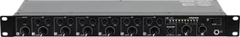ALGAMAUDIO Mélangeur 7 Canaux Rackable avec Préamplis Micro, Noir