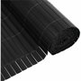 Nature Canisse PVC double face Anthracite 1 x 3 m