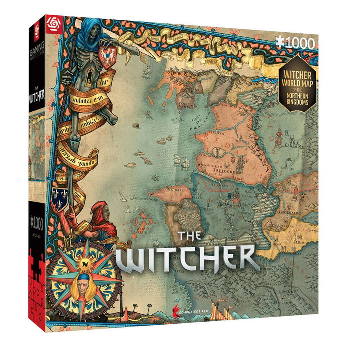The Witcher 3 puzzle Gaming The Northern Kingdoms (1000 pièces) The Witcher 3 puzzle Gaming The Northern Kingdoms (1000 pièces)