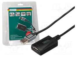 DIGITUS Répéteur USB 2.0, 5m, Noir