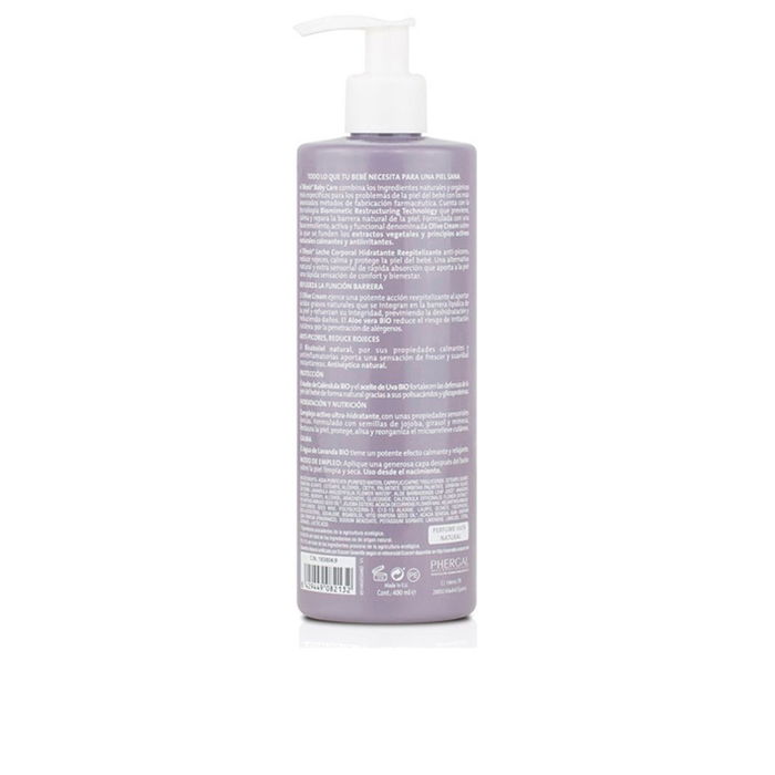 E'Lifexir Lait Corporel Hydratant pour Bébé 400 ml - Apaise Irritations et Renforce la Barrière Cutanée