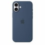 Apple iPhone 16 Plus - Coque en silicone compatible MagSafe - Denim