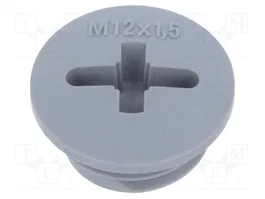LAPP Chape SKINDICHT® M12 1,5 IP68 polyamide gris foncé 6mm avec joint