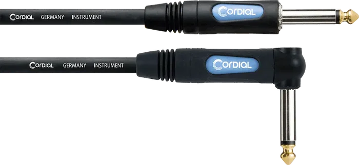 CORDIAL Câble Instrument Jack-Jack Recto/Acodé 9M