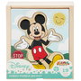 WOOMAX Puzzle en bois Mickey Disney - 19 pièces - Boîte 14x12,5x4 cm - À partir de 24 mois