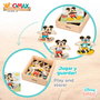 WOOMAX Puzzle en bois Mickey Disney - 19 pièces - Boîte 14x12,5x4 cm - À partir de 24 mois