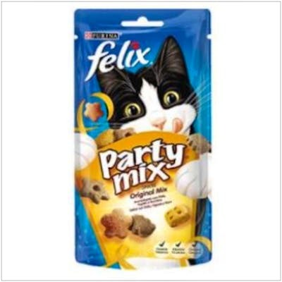 PURINA VET FELIX PARTY FELINE MIX ORIGINAL Boîte 8x60g PURINA VET FELIX PARTY FELINE MIX ORIGINAL Boîte 8x60g