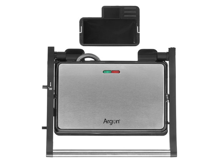 Argon Gril double pression moyenne 1000 W noir 26,7 x 9 x 23 cm (Set de 4) Argon Gril double pression moyenne 1000 W noir 26,7 x 9 x 23 cm (Set de 4)