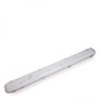 Lot de 4 kits d'éclairage étanches et connectables pour deux tubes LED 1200 mm ABS/PC avec clips en acier inoxydable
