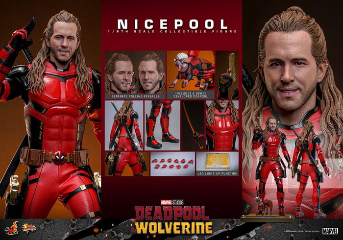 Hot Toys Figurine Movie Masterpiece 1/6 Nicepool Deadpool & Wolverine 30 cm Hot Toys Figurine Movie Masterpiece 1/6 Nicepool Deadpool & Wolverine 30 cm