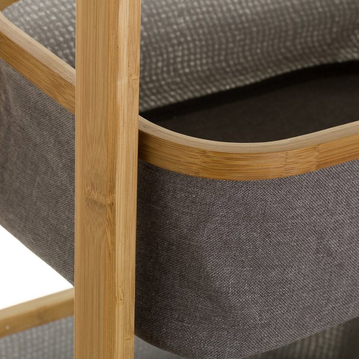 BigBuy Home Étagère de salle de bains Gris Naturel 45 x 36 x 98 cm BigBuy Home Étagère de salle de bains Gris Naturel 45 x 36 x 98 cm