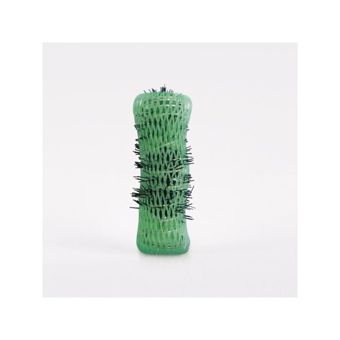 Bifull Lot de 6 bigoudis en maille avec brosse en nylon 20 mm Bifull Lot de 6 bigoudis en maille avec brosse en nylon 20 mm