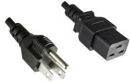 MicroConnect Cordon d'alimentation US - C19 1,8 m