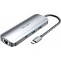 Hub USB Vention TOMHB Argenté 100 W