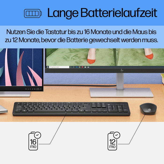 HP 230 Ensemble clavier et souris sans fil - Allemand