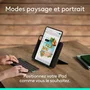 Logitech Flip Folio - Étui clavier Bluetooth détachable et protecteur pour iPad Pro 11" (M4, M5) et iPad Air 11" (M2, M3, 5e génération) - Graphite