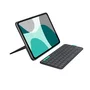 Logitech Flip Folio - Étui clavier Bluetooth détachable et protecteur pour iPad Pro 11" (M4, M5) et iPad Air 11" (M2, M3, 5e génération) - Graphite