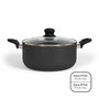 Livoo Faitout 24 cm Noir 4 L