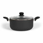 Livoo Faitout 24 cm Noir 4 L