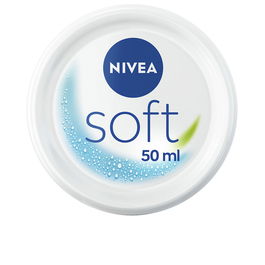 Nivea Crème hydratante Soft 50 ml pour le visage, corps et mains, hydratation profonde et sensation de fraîcheur