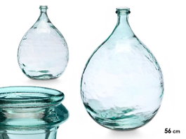 GIFTDECOR Vase en Verre Recyclé Lagrima 34 L