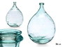 GIFTDECOR Vase en Verre Recyclé Lagrima 34 L