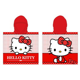 SANRIO Poncho toalla Hello Kitty microfibra