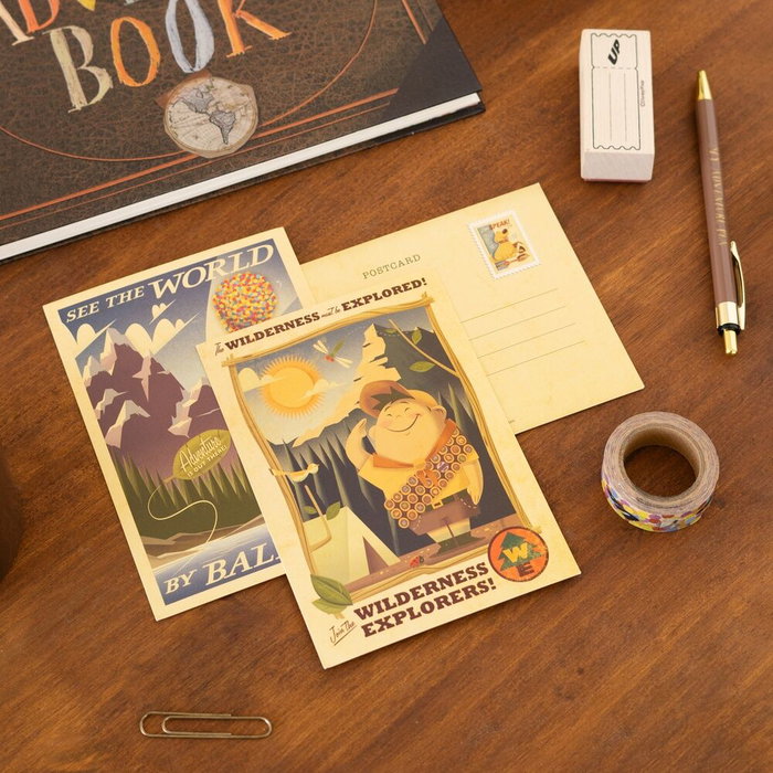 ERIK - Set Maletin Scrapbook My Adventure Book UP Disney Pixar - Mallette et Fournitures pour Album de Photos et Décorations - Format A6 et Washi Tape
