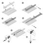 Emuca Porte-pantalons extractible, 11 tiges, guides d'extraction totale, Acier, Chromé