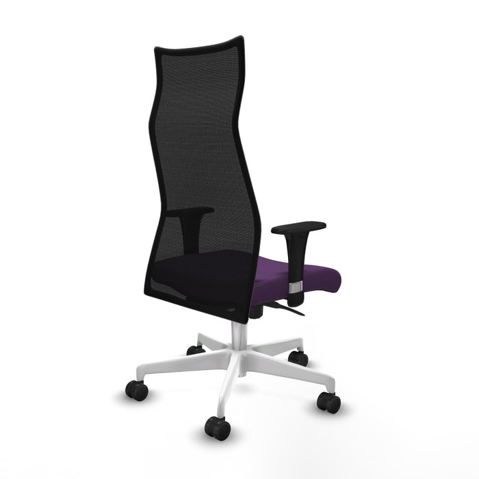 Piqueras y Crespo Chaise de Bureau Albacete Violet et Noir Piqueras y Crespo Chaise de Bureau Albacete Violet et Noir