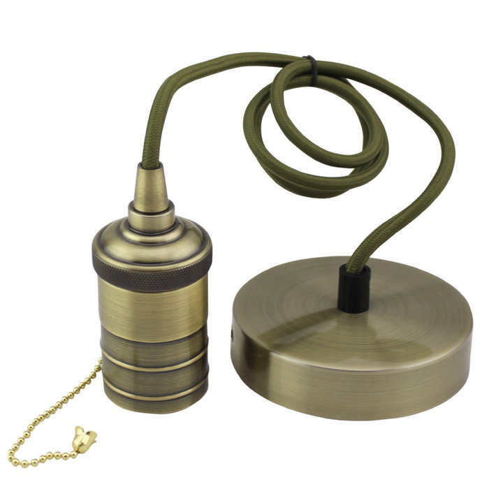 GSC Evolution Lampe suspendue String E27 1M Or vieux GSC Evolution Lampe suspendue String E27 1M Or vieux