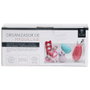 Cosmetic Club Organisateur de maquillage transparent à trois compartiments